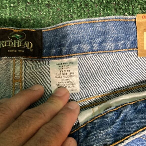 RedHead relaxed fit jean men’s size 33x30 NWT (OKPM-09-018) - Picture 3 of 9